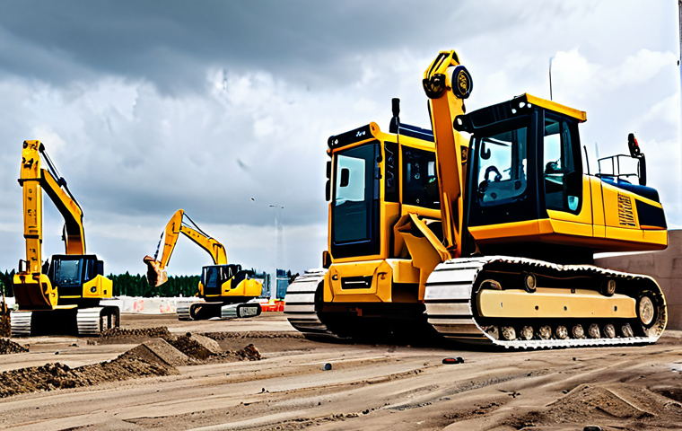 AI-Powered Construction Site**

"A bustling construction site of the future, featuring autonomous construction vehicles (bulldozers, cranes) operating efficiently, supervised by engineers in hard hats analyzing data on tablets, fully clothed, professional attire, safe for work, appropriate content, perfect anatomy, correct proportions, natural pose, daytime, overcast sky, realistic rendering, high-resolution, modern construction equipment, modest, family-friendly."

**