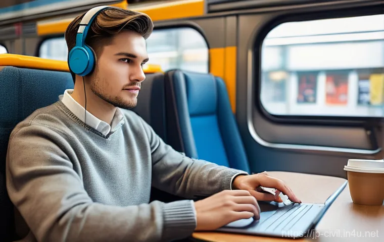 토목기사 자격증 준비를 위한 도구 - **Prompt 1: Focused Study Session with Past Exam Papers and Handwritten Notes**
    A young adult, p...