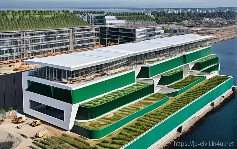 토목공학의 미래 기술 전망 - **Prompt 1: Futuristic Urban Infrastructure Monitoring**
    A highly detailed, wide-angle shot of a...