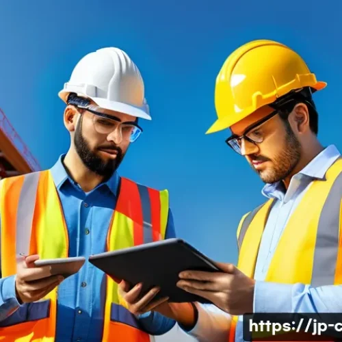 Home 25 토목공학에서 BIM 빌딩 정보 모델링 활용 - A highly detailed 3D construction site scene showcasing a large civil engineering project involving ...